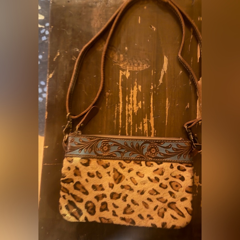Leopard cheetah GUC Myra bag convertible crossbody or belt bag!